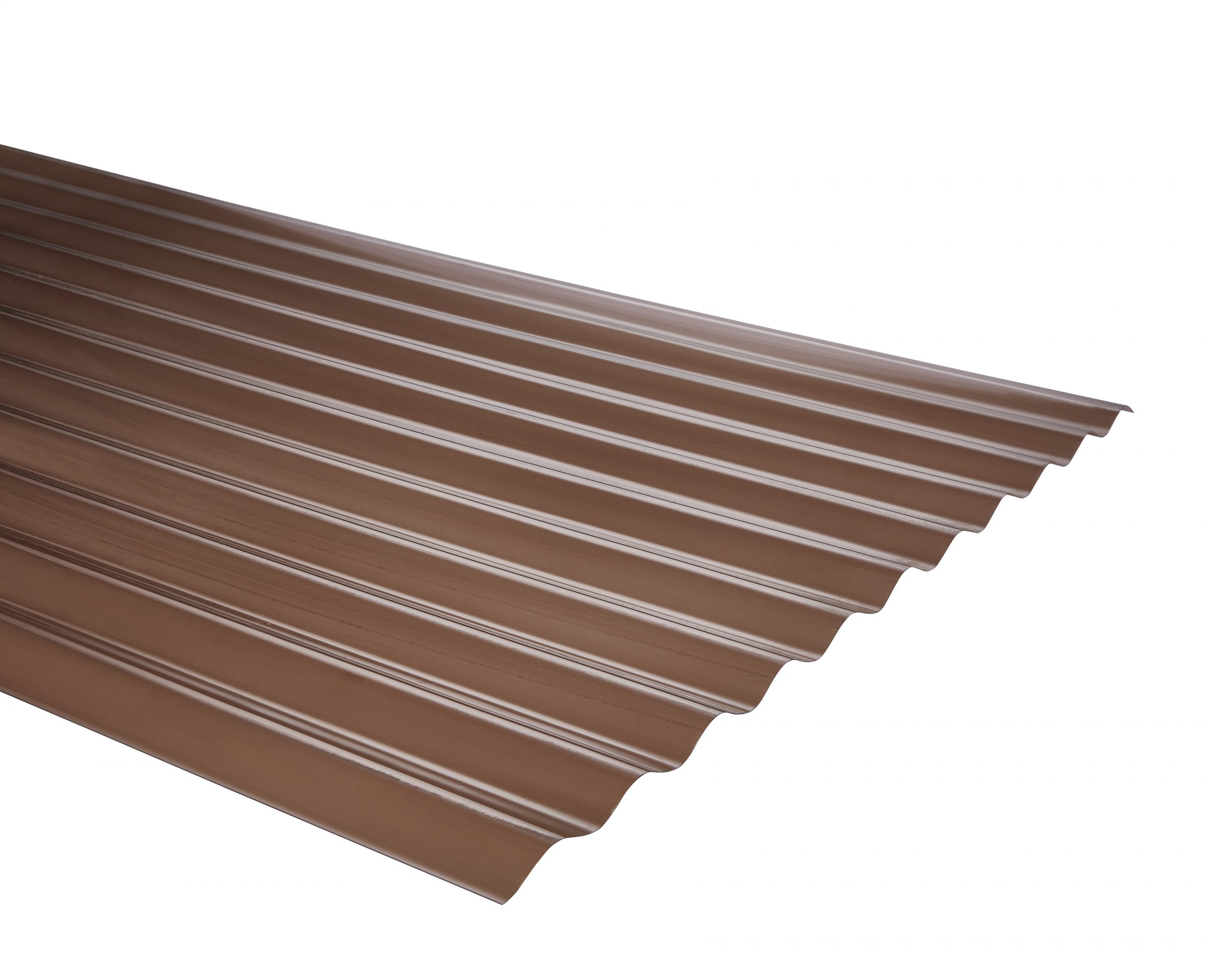 Plancha de policarbonato corrugada de techo 100% virgen 3 mt x 0,9 mt x 1 mm