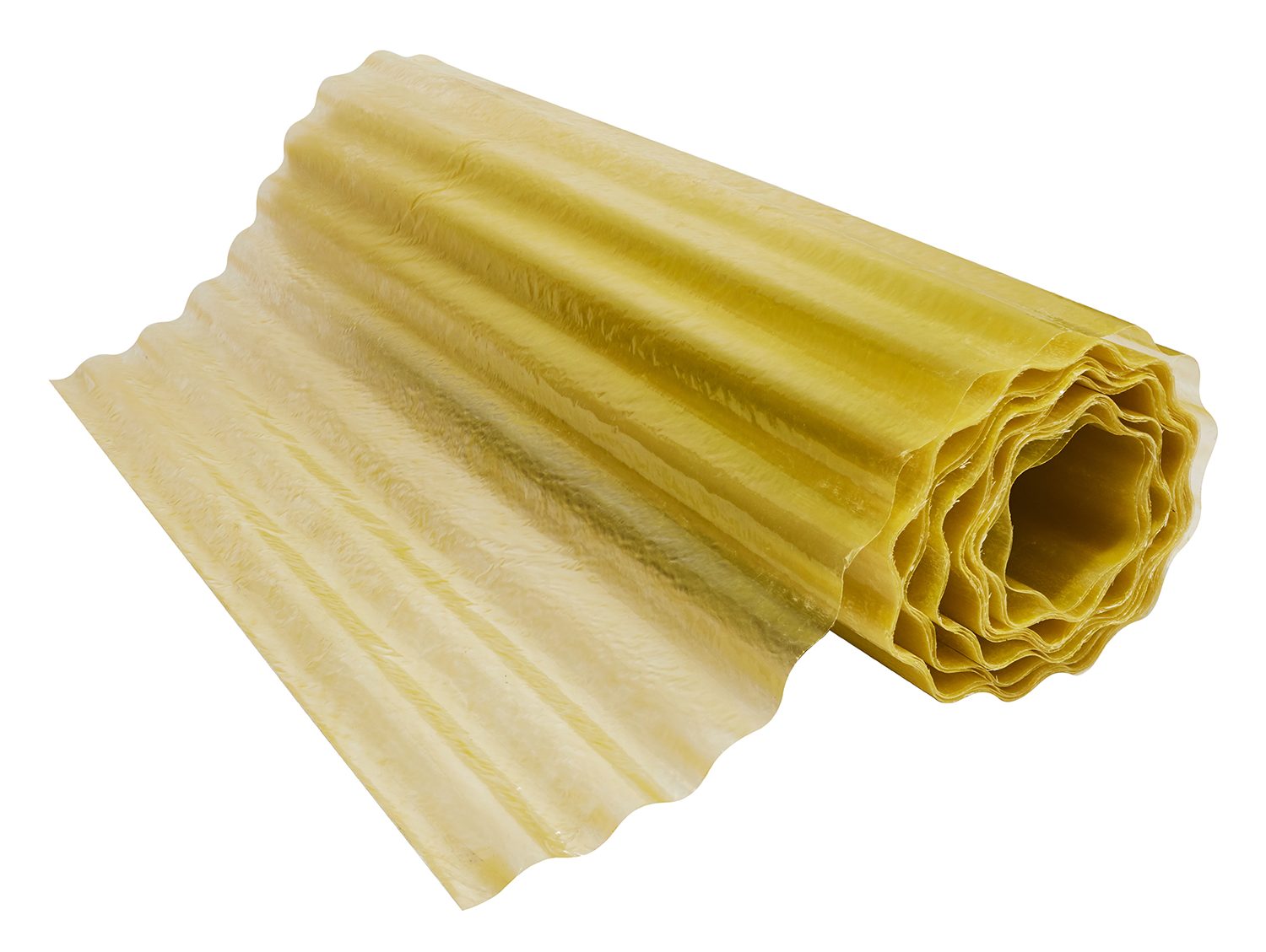 Rollo Fibra de Vidrio (FRP) Onda Zinc 1.22m x 20m x 0.5mm Amarillo -  Femoglas es líder en el mercado de plásticos reforzados (FRP)